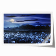 Moonlit Field of Dandelions – Tranquil Celestial Wall Art for Home