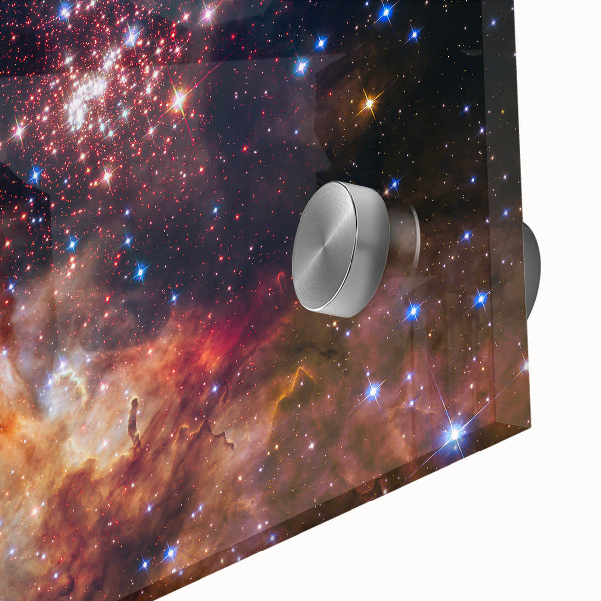 Colorful Nebula Star Cluster Art | Space Canvas Prints | Cosmic Decor