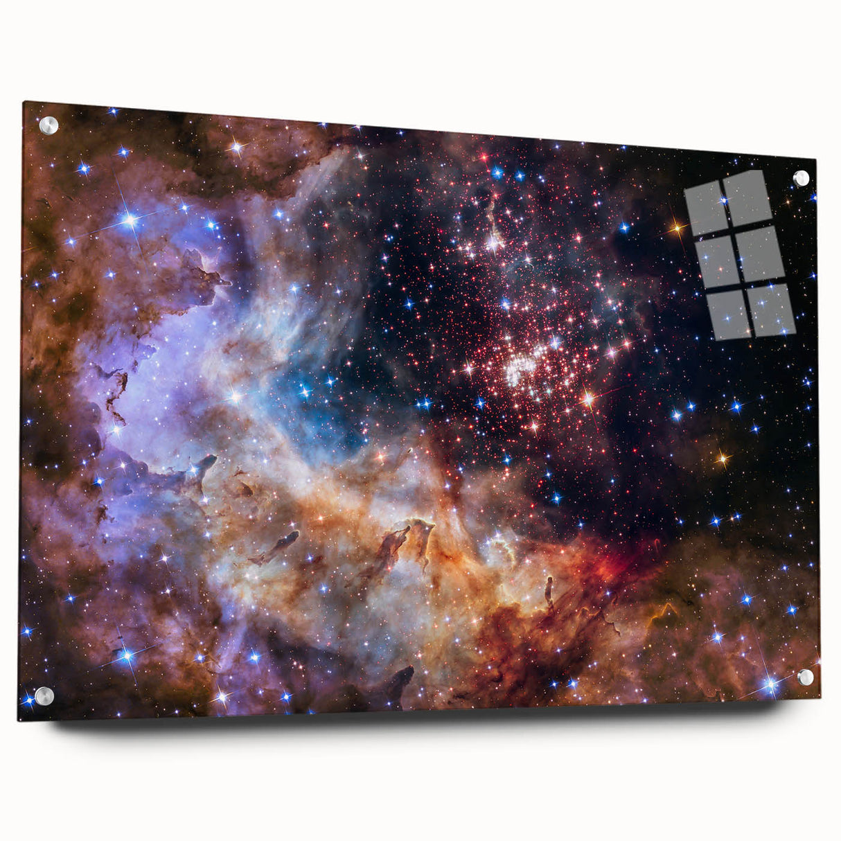 Colorful Nebula Star Cluster Art | Space Canvas Prints | Cosmic Decor