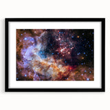 Colorful Nebula Star Cluster Art | Space Canvas Prints | Cosmic Decor