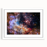 Colorful Nebula Star Cluster Art | Space Canvas Prints | Cosmic Decor