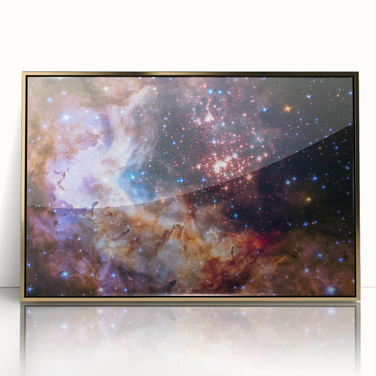 Colorful Nebula Star Cluster Art | Space Canvas Prints | Cosmic Decor