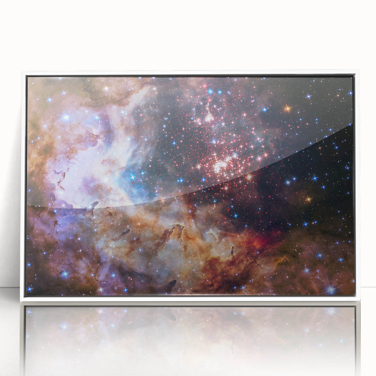 Colorful Nebula Star Cluster Art | Space Canvas Prints | Cosmic Decor