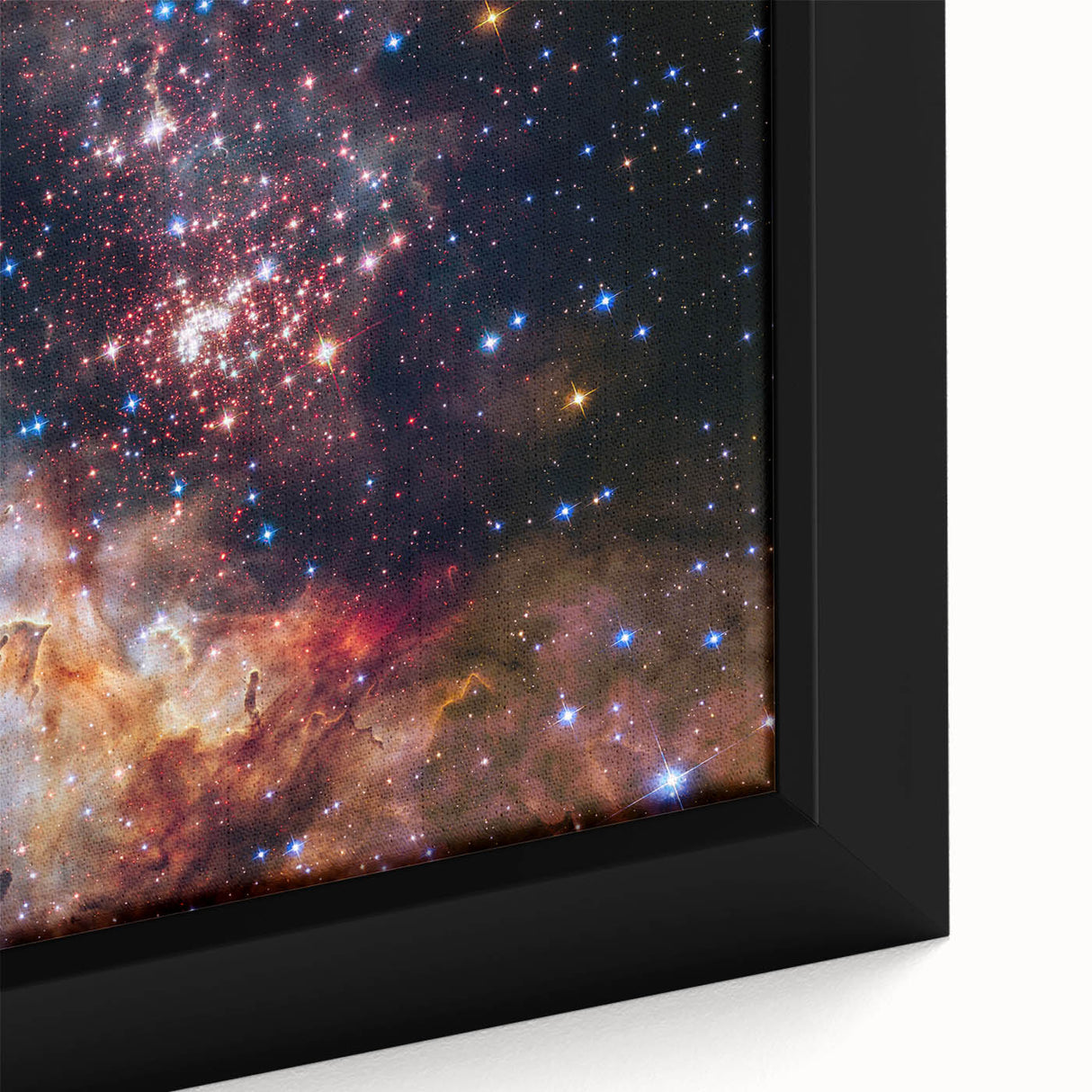Colorful Nebula Star Cluster Art | Space Canvas Prints | Cosmic Decor