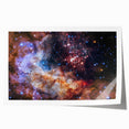 Colorful Nebula Star Cluster Art | Space Canvas Prints | Cosmic Decor