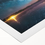 Milky Way Reflections Over Lake | Space Canvas Prints | Night Sky Art