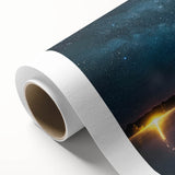 Milky Way Reflections Over Lake | Space Canvas Prints | Night Sky Art