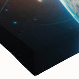 Satellite Over Earth - Stunning Space-Themed Canvas Art for Home Decor