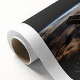 Satellite at Sunrise Over Earth - Stunning Cosmic Wall Decor Art