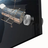 Satellite Orbiting Earth - Stunning Cosmic Wall Art for Home Decor