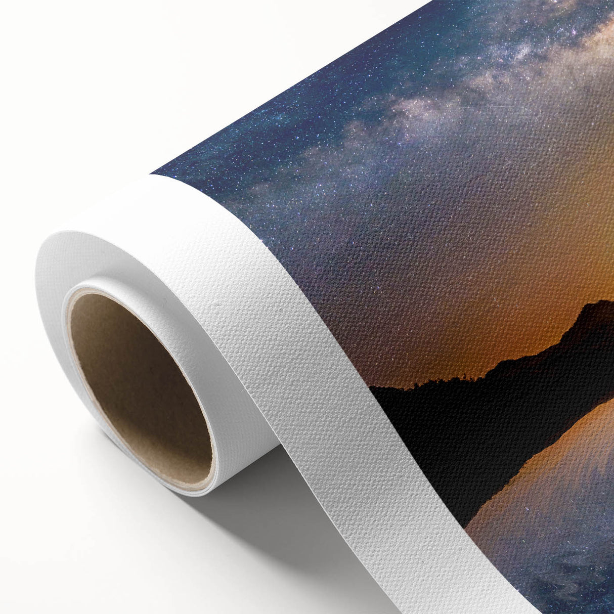 Cosmic Night Sky Reflection Art - Space-Themed Celestial Wall Decor