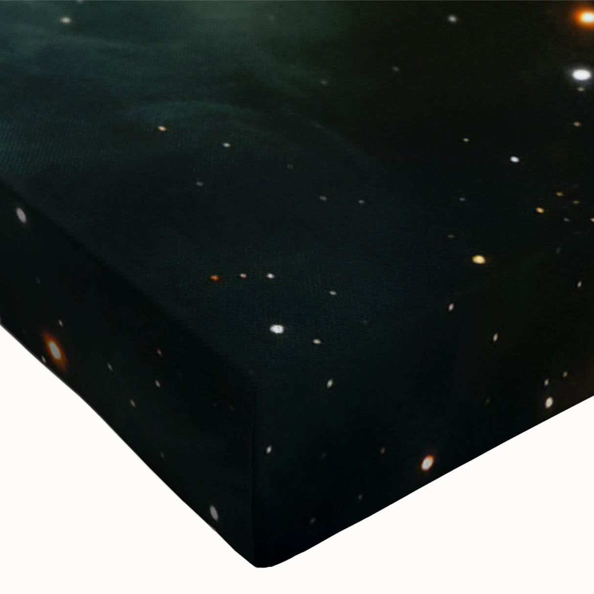 Golden Nebula Explosion Art - Space-Themed Cosmic Wall Decor Print