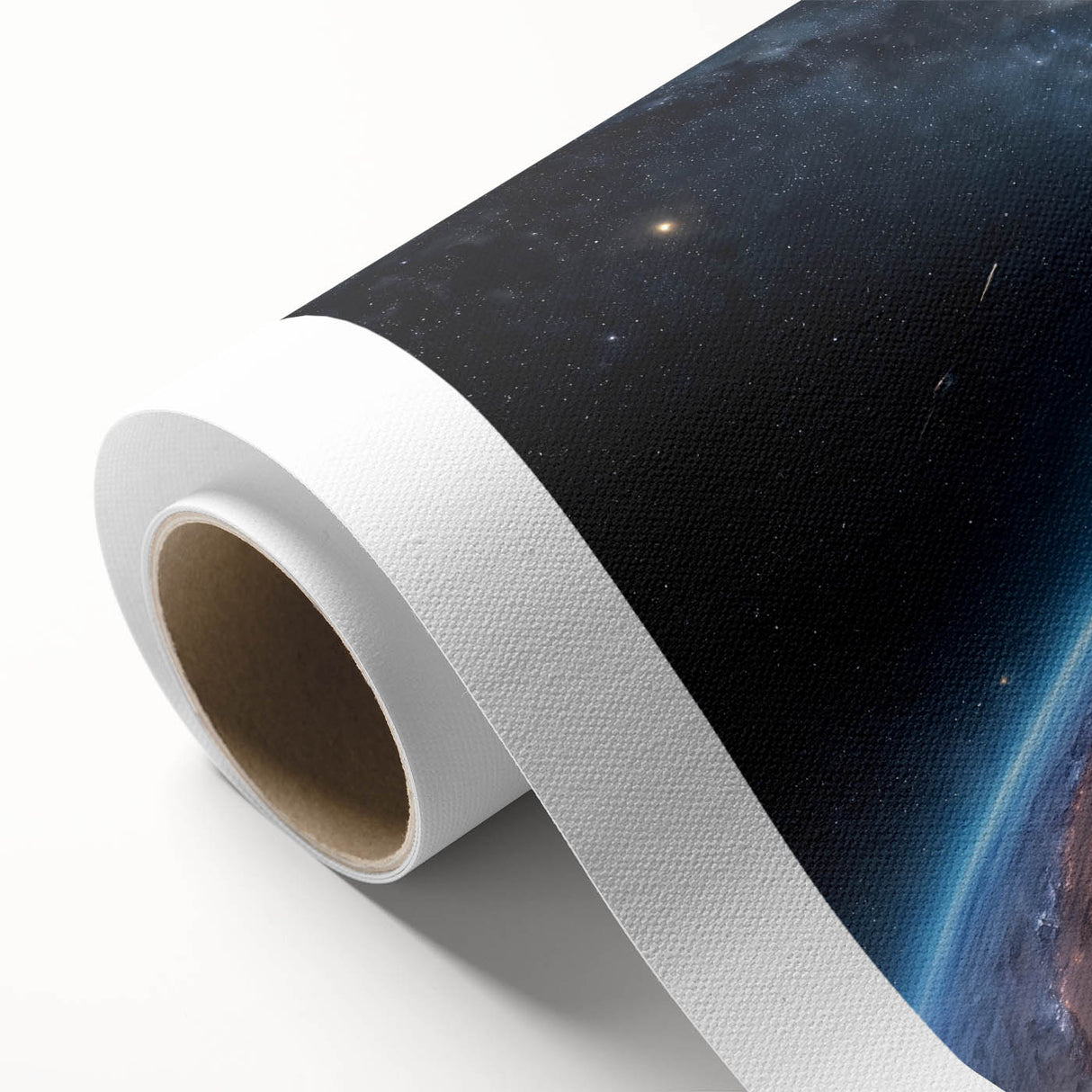 Spiral Galaxy Edge Art - Cosmic Space-Themed Stellar Wall Decor Print