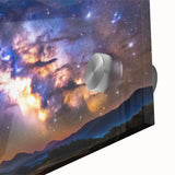 Milky Way Galaxy Sunset Art - Cosmic Starry Sky Wall Decor for Homes