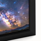 Milky Way Galaxy Sunset Art - Cosmic Starry Sky Wall Decor for Homes