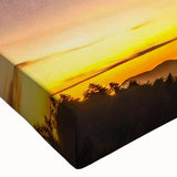 Milky Way Galaxy Sunset Art - Cosmic Starry Sky Wall Decor for Homes