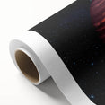 Fiery Red Gas Planet Art - Cosmic Space-Themed Wall Decor for Homes