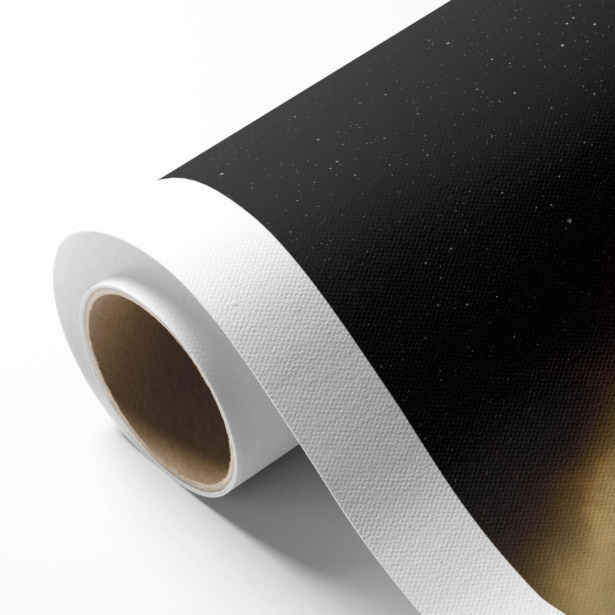 Golden Horizon Space Art - Cosmic Planetary Wall Decor for Homes