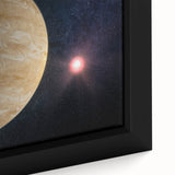 Planetary Sunrise Space Art - Cosmic Wall Decor for Astronomy Lovers