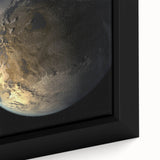 Earth-Like Exoplanet Art - Space-Themed Wall Decor for Cosmic Lovers