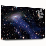 Starry Galaxy Cluster Art - Cosmic Stellar Wall Decor for Space Lovers