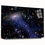 Starry Galaxy Cluster Art - Cosmic Stellar Wall Decor for Space Lovers
