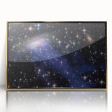 Starry Galaxy Cluster Art - Cosmic Stellar Wall Decor for Space Lovers