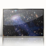 Starry Galaxy Cluster Art - Cosmic Stellar Wall Decor for Space Lovers