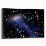 Starry Galaxy Cluster Art - Cosmic Stellar Wall Decor for Space Lovers