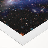 Starry Galaxy Cluster Art - Cosmic Stellar Wall Decor for Space Lovers