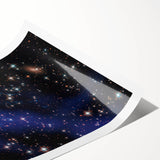 Starry Galaxy Cluster Art - Cosmic Stellar Wall Decor for Space Lovers