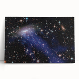 Starry Galaxy Cluster Art - Cosmic Stellar Wall Decor for Space Lovers