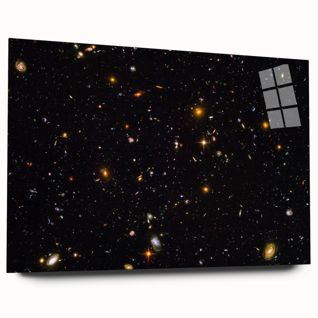 Deep Space Galaxy Cluster Art - Cosmic Starry Night Wall Decor
