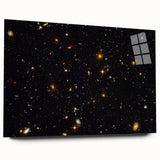 Deep Space Galaxy Cluster Art - Cosmic Starry Night Wall Decor