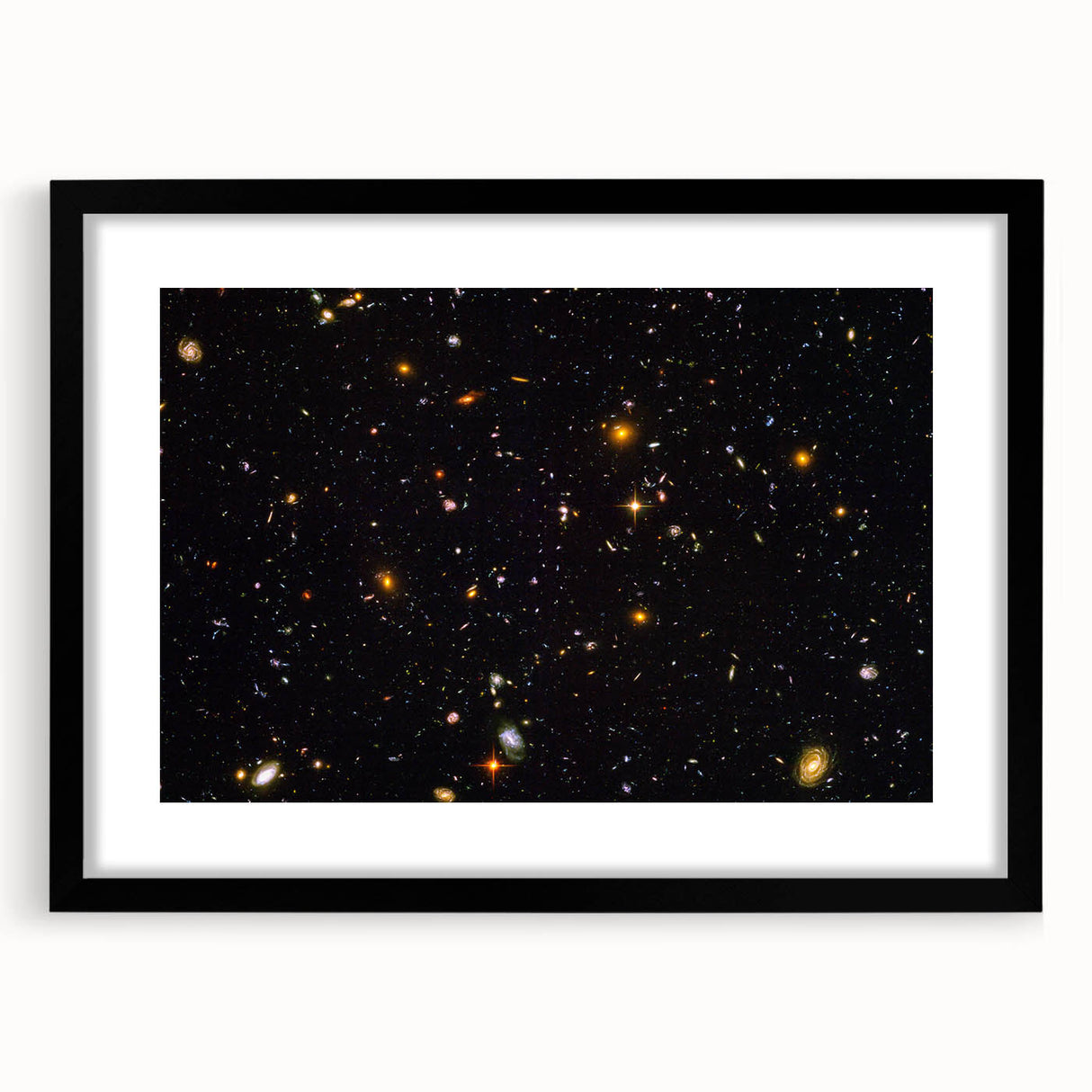 Deep Space Galaxy Cluster Art - Cosmic Starry Night Wall Decor