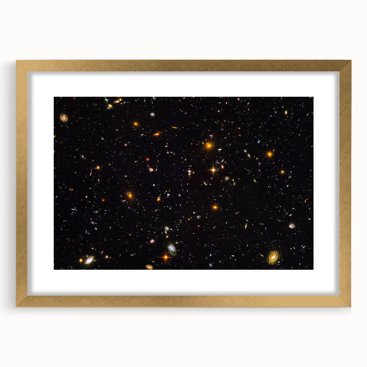 Deep Space Galaxy Cluster Art - Cosmic Starry Night Wall Decor
