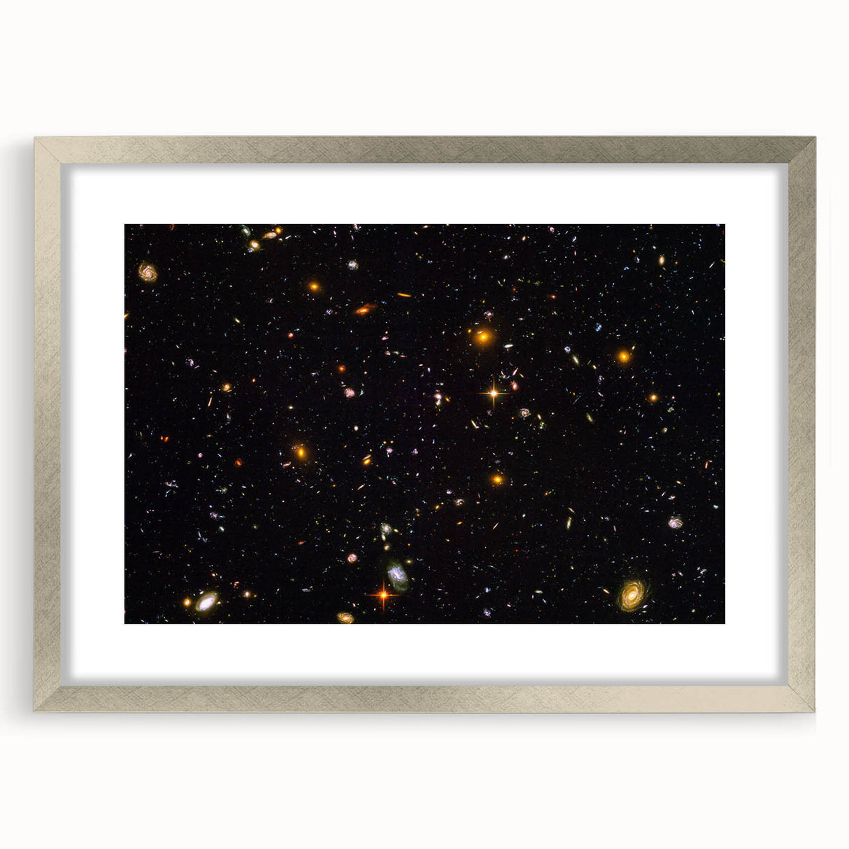 Deep Space Galaxy Cluster Art - Cosmic Starry Night Wall Decor