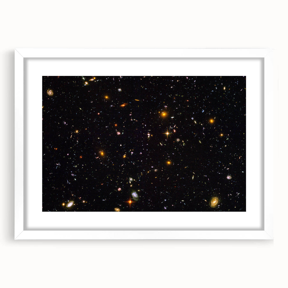 Deep Space Galaxy Cluster Art - Cosmic Starry Night Wall Decor
