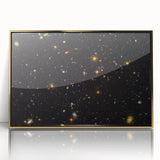 Deep Space Galaxy Cluster Art - Cosmic Starry Night Wall Decor