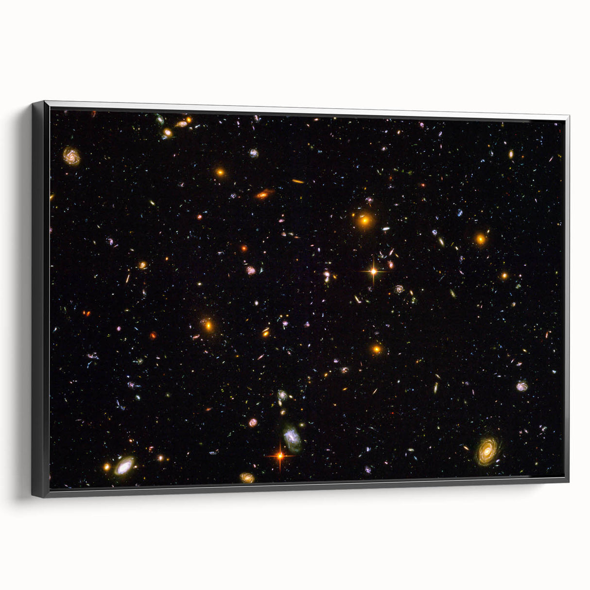 Deep Space Galaxy Cluster Art - Cosmic Starry Night Wall Decor