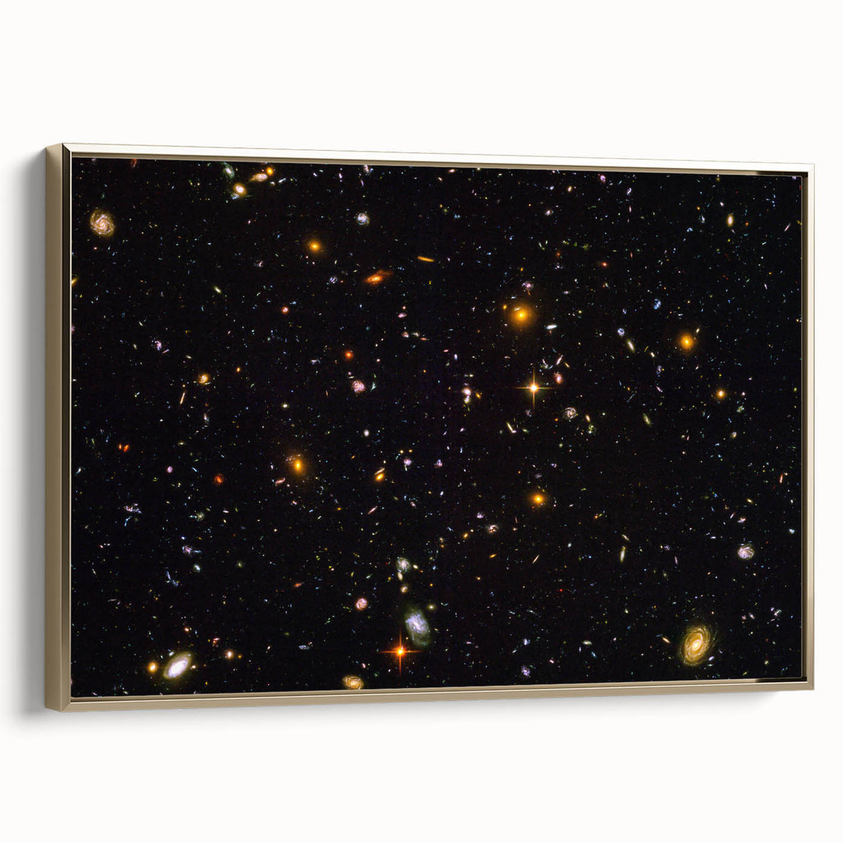 Deep Space Galaxy Cluster Art - Cosmic Starry Night Wall Decor