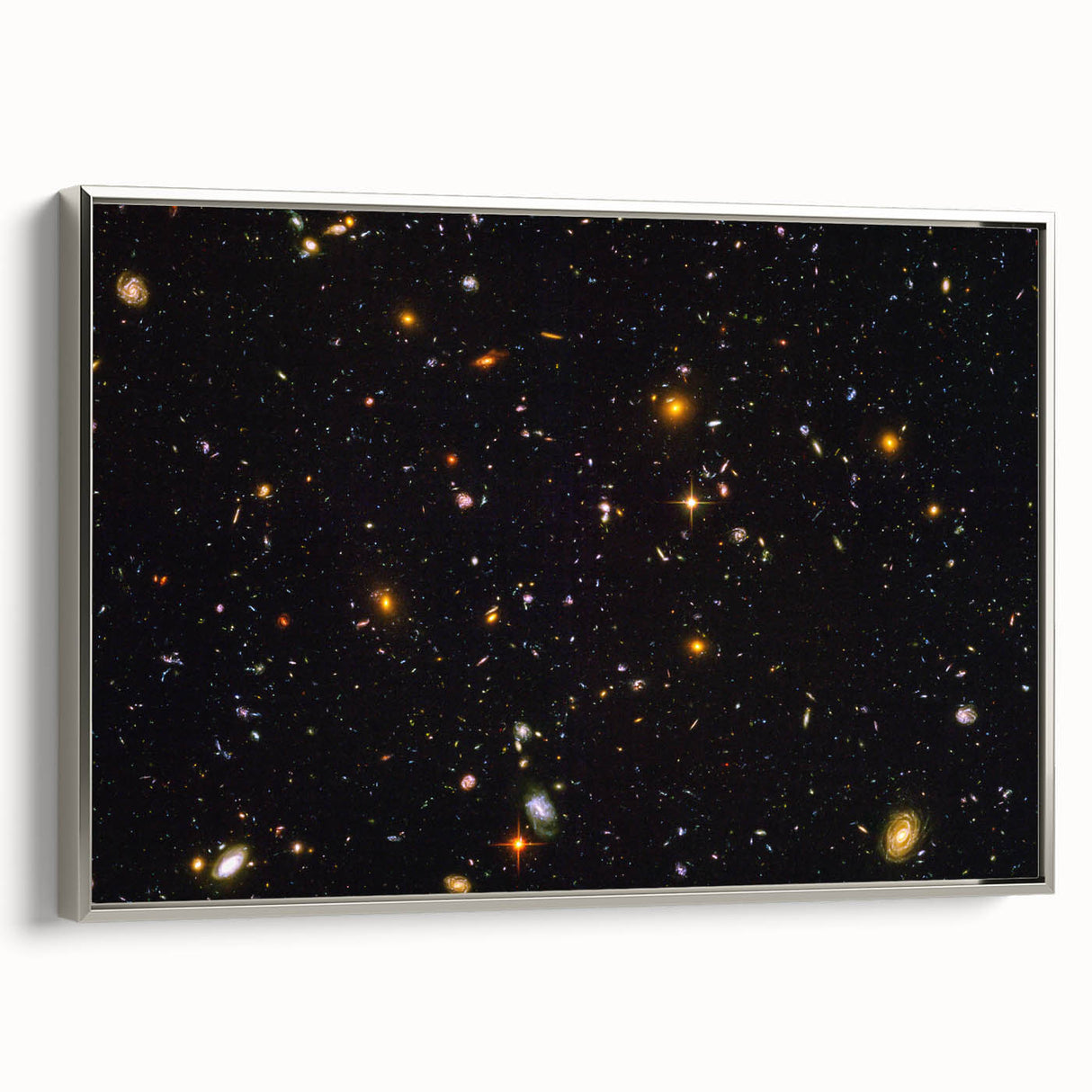 Deep Space Galaxy Cluster Art - Cosmic Starry Night Wall Decor
