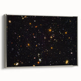 Deep Space Galaxy Cluster Art - Cosmic Starry Night Wall Decor