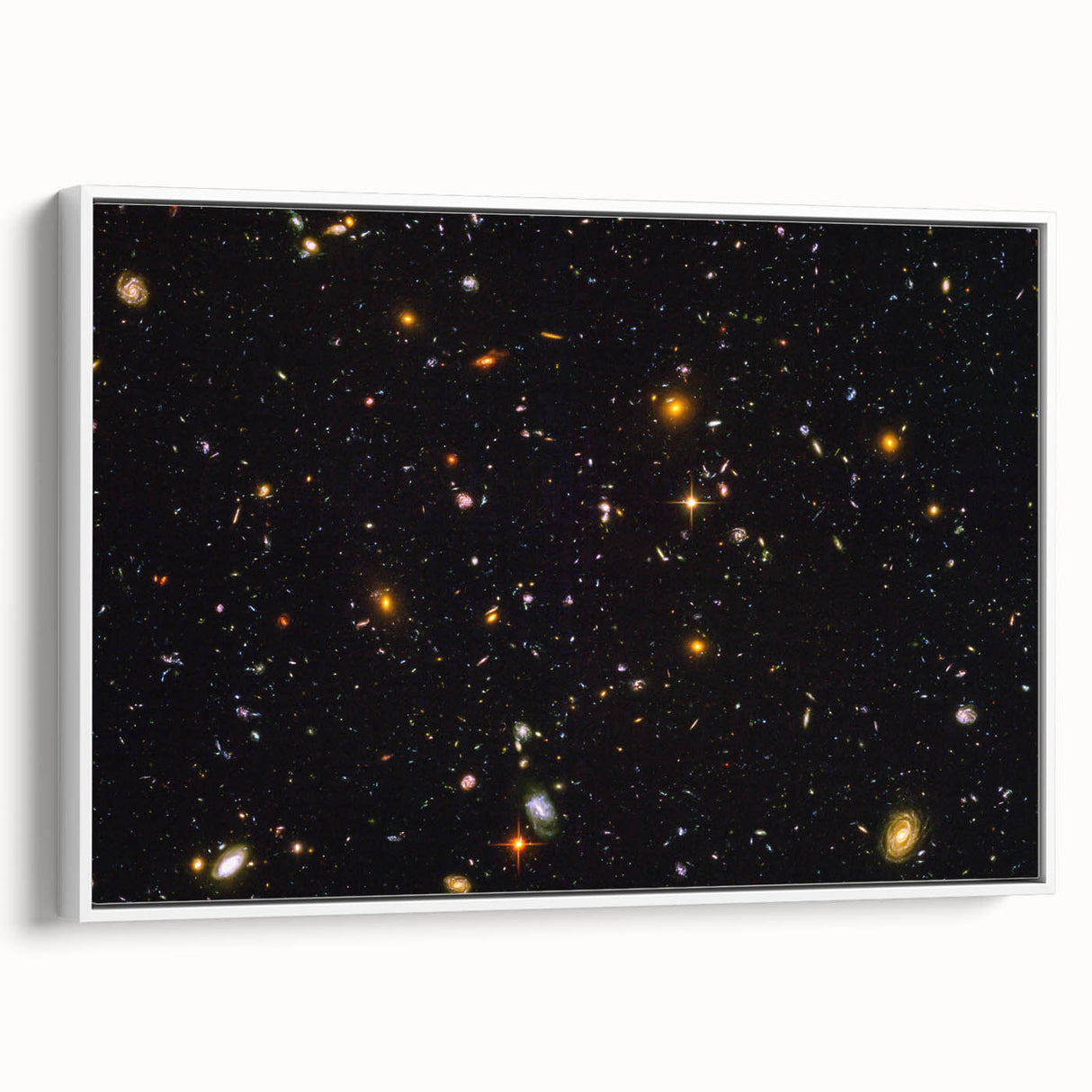 Deep Space Galaxy Cluster Art - Cosmic Starry Night Wall Decor