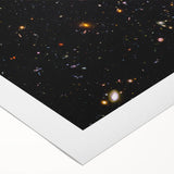 Deep Space Galaxy Cluster Art - Cosmic Starry Night Wall Decor