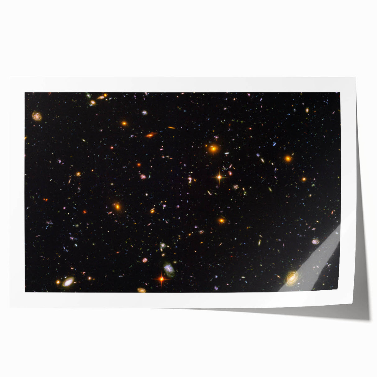 Deep Space Galaxy Cluster Art - Cosmic Starry Night Wall Decor