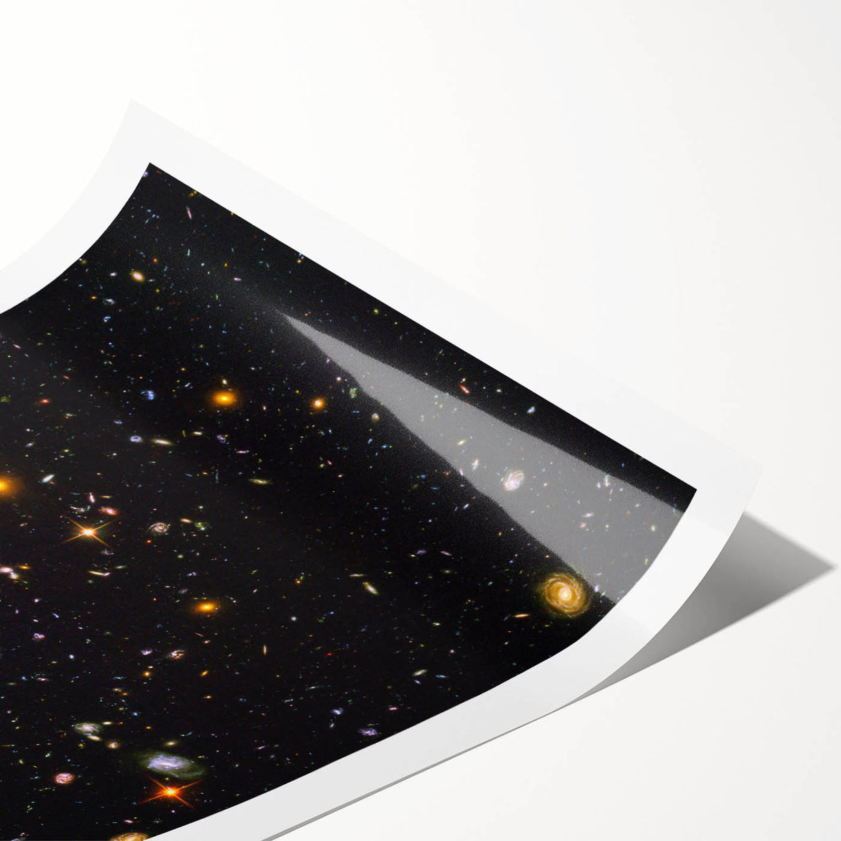 Deep Space Galaxy Cluster Art - Cosmic Starry Night Wall Decor