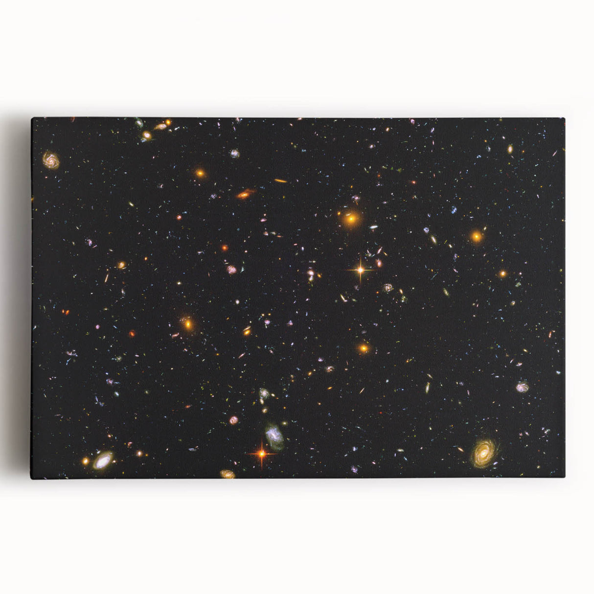 Deep Space Galaxy Cluster Art - Cosmic Starry Night Wall Decor