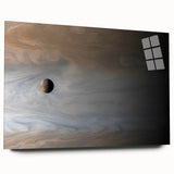 Planet in Swirling Clouds Art - Cosmic Wall Decor for Space Enthusiasts