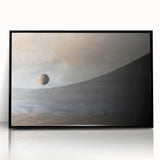 Planet in Swirling Clouds Art - Cosmic Wall Decor for Space Enthusiasts